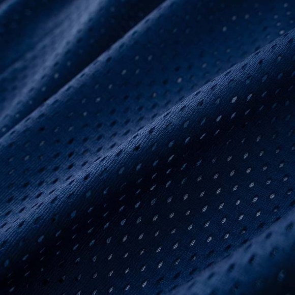 Eric Emanuel EE logo Red Flame Print Casual Blue Sports Shorts - Picture 4 of 12